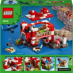 LEGO Minecraft 21270 La maison des Champimeuhs - Jeu de construction pour enf...