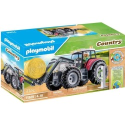 PLAYMOBIL 71305 Grand tracteur électrique, Country La vie a la ferme, 31 piec...