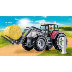 PLAYMOBIL 71305 Grand tracteur électrique, Country La vie a la ferme, 31 piec...