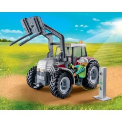 PLAYMOBIL 71305 Grand tracteur électrique, Country La vie a la ferme, 31 piec...