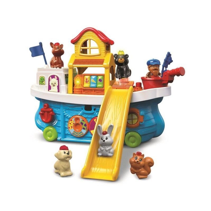 VTECH TUT TUT ANIMO - SUPER BATEAU TOBOGGAN - Jouet pour enfant de 1