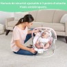 INGENUITY Transat pour bébé - Flora - Arche avec jouets d'éveil amovible, 8 M...