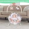 INGENUITY Transat pour bébé - Flora - Arche avec jouets d'éveil amovible, 8 M...