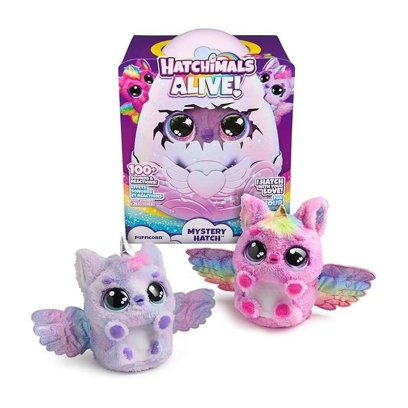 SPIN MASTER PUFFICORN HATCHIMALS ALIVE ECLOSION SECRETE