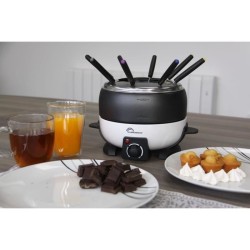 Fondue LITTLE BALANCE - Happy Fondue - Capacité 2L - Jusqu'a 8 personnes - Th...