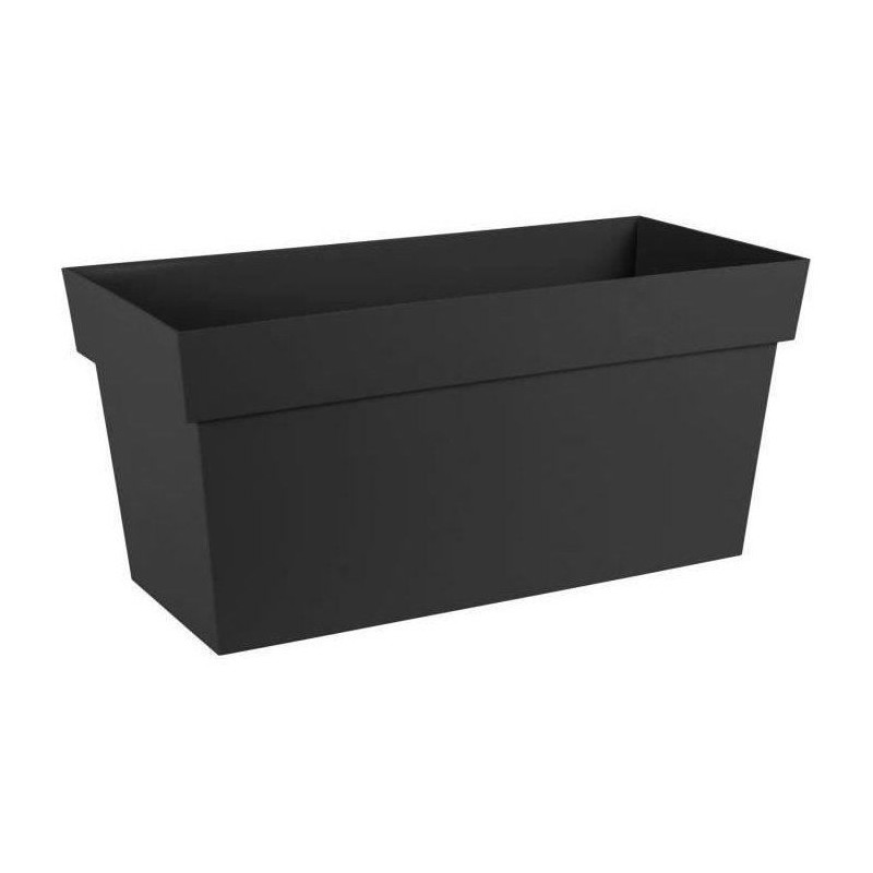 Jardiniere Muret a réserve d'eau avec roulettes - EDA - Toscane - 74 L - 79 x...