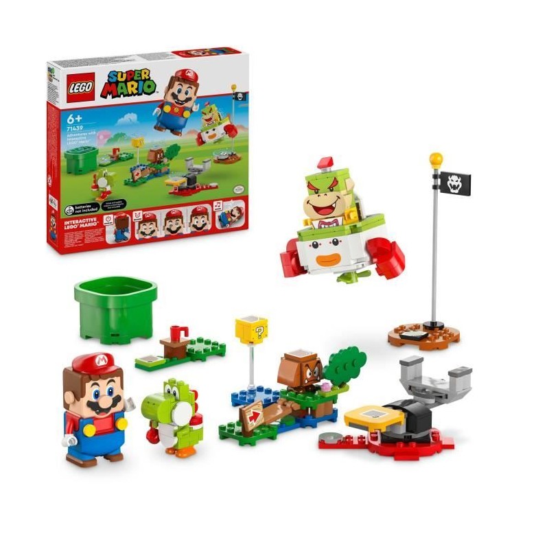 LEGO Super Mario 71439 Les Aventures de LEGO Mario Interactif - Set véhicule ...