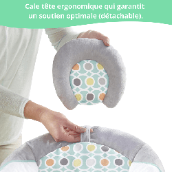 INGENUITY Transat pour bébé-Morrison- Arche avec jouets d'éveil amovible, 8 M...