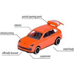 Majorette - Porsche Discovery Pack 20+2 - 22 Véhicules en Métal - Echelle 1/6...