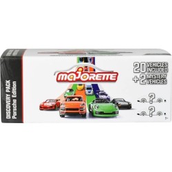 Majorette - Porsche Discovery Pack 20+2 - 22 Véhicules en Métal - Echelle 1/6...
