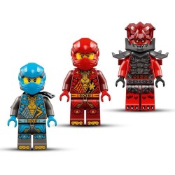 LEGO NINJAGO 71830 La moto tempete du robot de Kai - Jouet de construction po...