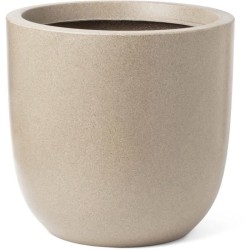 CAPI EUROPE Pot de fleurs WASTE SMOOTH NL - 35x34 cm - Terrazzo beige - Écolo...