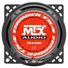 MTX TX440C Haut-parleurs voiture Coaxiaux 2 voies 10cm 60W RMS 4 membrane pul...