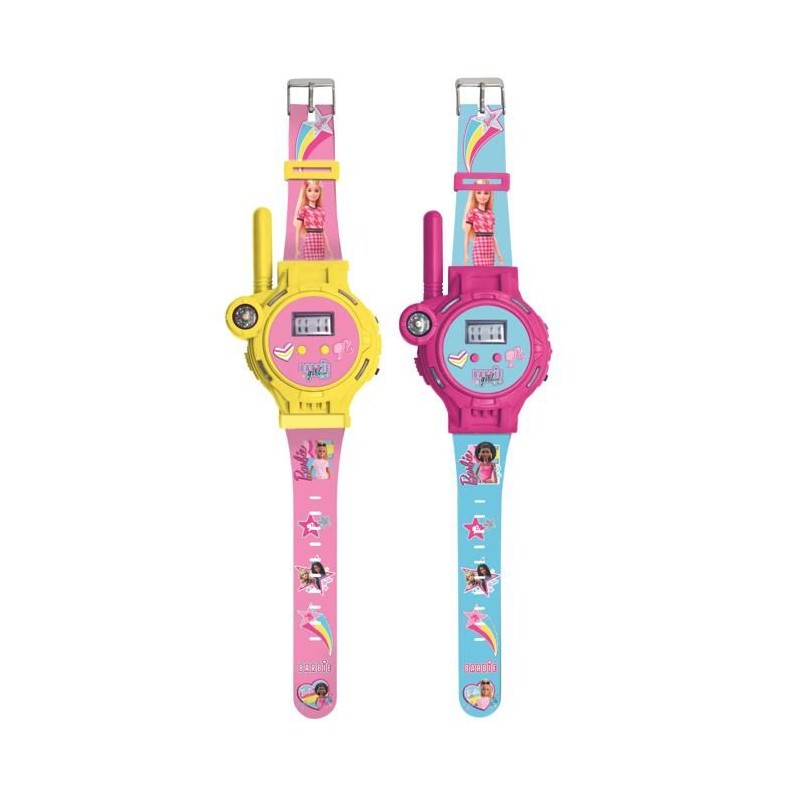 Montre digitale Barbie avec fonction talkie-walkie portée jusqu'a 200 m