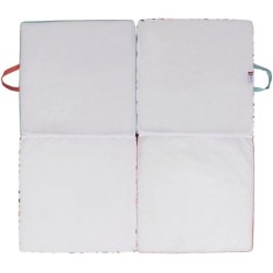 Tapis d'éveil Malin - TINEO - Tapis évolutif multifonction 3-en-1 - 120 x 120...