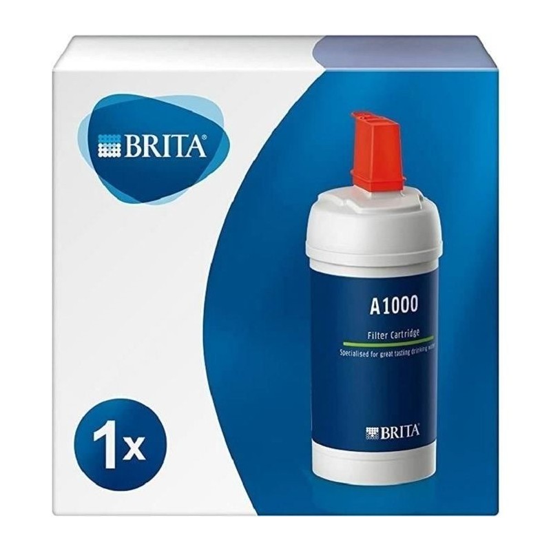 Cartouche BRITA - A1000 - Systeme filtration robinet - Filtration calcaire, c...