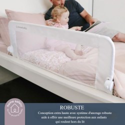 Barriere de lit Dreambaby Maggie  - lits encastrés et aux lits plats- Mesuran...