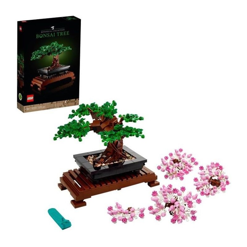 LEGO Icons 10281 Bonsai, Construction, Fleurs Décoratives, Kit Bonsai, Plante...