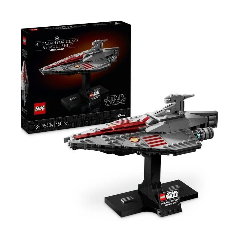 LEGO Star Wars 75404 Le transport d'assaut de classe Acclamator - Maquette po...