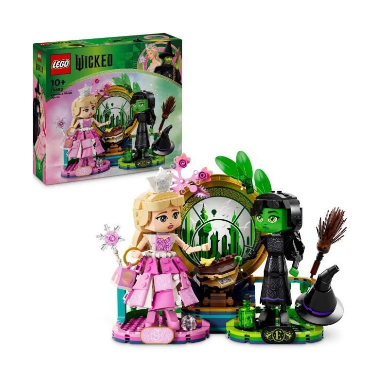 LEGO Wicked 75682 Figurines d'Elphaba et de Glinda - Jouet pour enfant des 10...