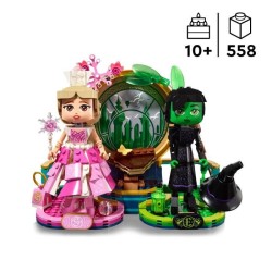 LEGO Wicked 75682 Figurines d'Elphaba et de Glinda - Jouet pour enfant des 10...