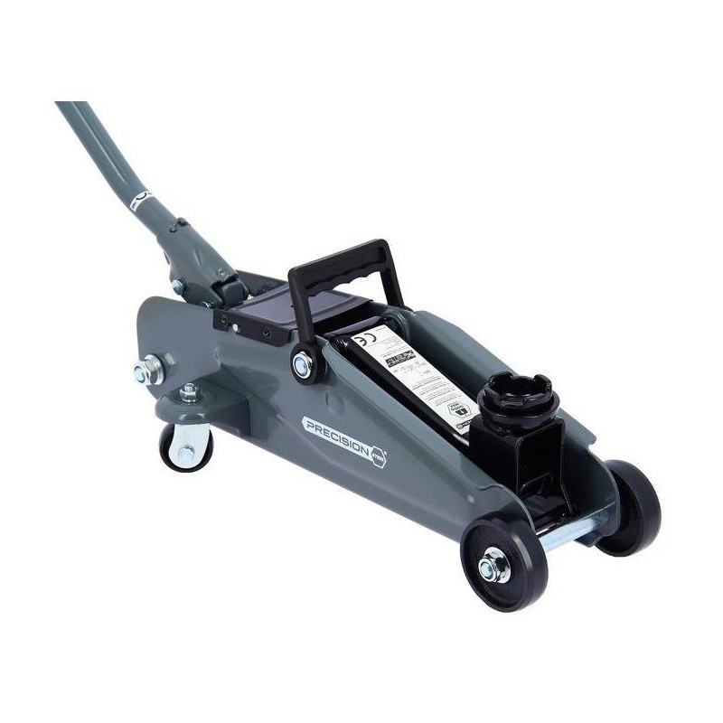 Cric hydraulique rouleur 1,5T - PRECISION STEEL - Levage de 135 mm a  330 mm