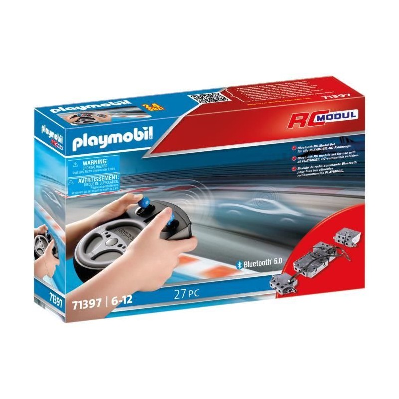 PLAYMOBIL 71397 Module RC radiocommande, Compatible avec de nombreux véhicule...