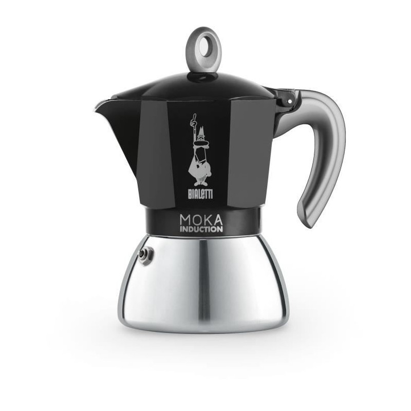 Cafetiere italienne - BIALETTI - NEW MOKA INDUCTION - 6 tasses - 0,28 L - Noi...