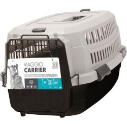 M-PETS Caisse de transport Viaggio Carrier M - 68x47,6x45cm - Noir et gris - ...