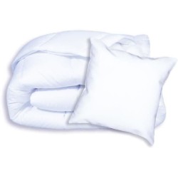 DODO Pack Couette chaude anti-acariens 140x200 cm + 1 oreiller 60x60 cm - Spl...