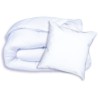 DODO Pack Couette chaude anti-acariens 140x200 cm + 1 oreiller 60x60 cm - Spl...