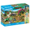 PLAYMOBIL 71523 Campement des explorateurs dinosaures, Dinos, 93 pieces, Des ...