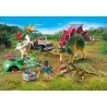 PLAYMOBIL 71523 Campement des explorateurs dinosaures, Dinos, 93 pieces, Des ...