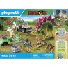 PLAYMOBIL 71523 Campement des explorateurs dinosaures, Dinos, 93 pieces, Des ...