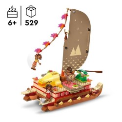 LEGO | Disney 43270 Le Bateau d'Aventure de Vaiana - Jeu de Construction pour...