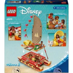 LEGO | Disney 43270 Le Bateau d'Aventure de Vaiana - Jeu de Construction pour...