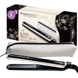 Remington S9500 Fer a Lisser, Lisseur Pearl Plaques Souples Advanced Ceramic ...