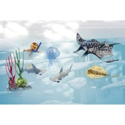 PLAYMOBIL 71623 Bateau de surveillance des récifs coralliens, 67 pieces, Des ...