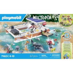 PLAYMOBIL 71623 Bateau de surveillance des récifs coralliens, 67 pieces, Des ...
