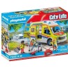 PLAYMOBIL 71202 Ambulance avec effets lumineux et sonore, City Action Les Sec...