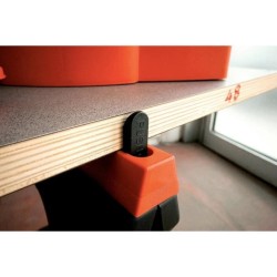 Lot de 2 tréteaux pliants - TOOD - Charge maximale 200 kg - Dimensions 60x10x...