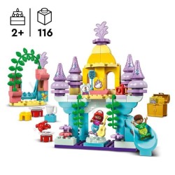 LEGO DUPLO | Disney 10435 Le palais sous-marin magique d'Ariel - Poupée La Pe...