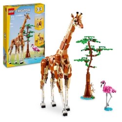 LEGO 31150 Creator 3en1 Les Animaux Sauvages du Safari, Jouet avec Figurines ...
