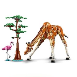 LEGO 31150 Creator 3en1 Les Animaux Sauvages du Safari, Jouet avec Figurines ...