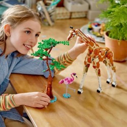 LEGO 31150 Creator 3en1 Les Animaux Sauvages du Safari, Jouet avec Figurines ...