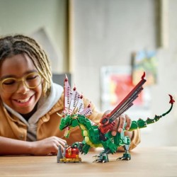 LEGO Creator 31161 3-en-1 Le dragon médiéval - Jeu de construction pour garço...