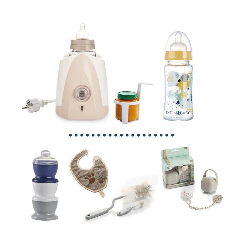 THERMOBABY Pack Chauffe Biberon Biberon et Accessoires repas
