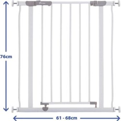 Barriere de sécurité - DREAMBABY - AVA - Montée par pression - 61-67 x 76 cm ...
