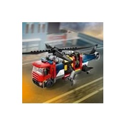 LEGO City 60462 Hélicoptere, camion de pompiers et sous marin modulable - Jou...