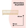 Modifier : SAFETY 1ST Wooden Bed Rail 110 cm, Barriere de lit bois, 18 Mois-5...